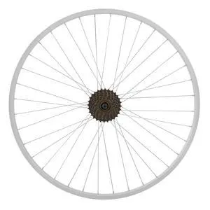 Hiland 26" 27.5" 28" x1.75" Alloy Bike Rim for 1.75 to 2.215" Wide Tire, Front & Rear Wheels with 7 Speeds Freewheel, Disc Brake Compatible, Bolt On Axle, Wheelset Accessories for MTB Cruiser Bicycle Hiland 26" 27.5" 28" x1.75" Alloy Bike Rim for 1.75 to 2.215" Wide Tire, Front & Rear Wheels with 7 Speeds Freewheel, Disc Brake Compatible, Bolt On Axle, Wheelset Accessories for MTB Cruiser Bicycle