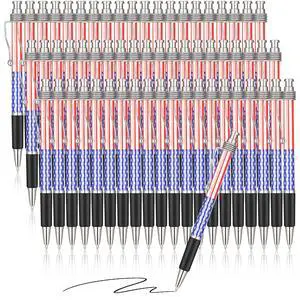200 Pcs American Flag Pen 250 Anniversary Ballpoint Pen Patriotic Gift Bulk 4th of July Souvenir with Retractable Barrel for 250 Anniversary USA Independence Memorial Day Office Party Supplies 200 Pcs American Flag Pen 250 Anniversary Ballpoint Pen Patriotic Gift Bulk 4th of July Souvenir with Retractable Barrel for 250 Anniversary USA Independence Memorial Day Office Party Supplies