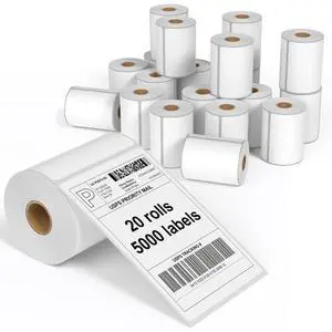 4"X6" Thermal Shipping Labels, 5000 Labels, 20 Rolls, Compatible with Rollo, Munbyn, iDPRT Thermal Printers 4"X6" Thermal Shipping Labels, 5000 Labels, 20 Rolls, Compatible with Rollo, Munbyn, iDPRT Thermal Printers