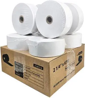 (8 Rolls) 2 1/4" x 675' Heavy Weight ATM Paper Rolls, 8 Rolls/Case, 80 GSM BPA Free ATM Machines Thermal Paper Rolls G2500 GT3000 Tranax MB 1700 1705 GenMega Tranax (8 Rolls) 2 1/4" x 675' Heavy Weight ATM Paper Rolls, 8 Rolls/Case, 80 GSM BPA Free ATM Machines Thermal Paper Rolls G2500 GT3000 Tranax MB 1700 1705 GenMega Tranax