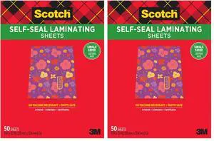 ® Laminating Sheets, 9 in x 12 in, Letter Size Single Sided (Pack of 2) ® Laminating Sheets, 9 in x 12 in, Letter Size Single Sided (Pack of 2)