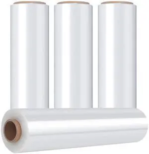 20in Stretch Wrap Roll, Heavy Duty 1500ft Shrink Wrap, Pallet Wrap 4 Pack | Industrial Strength, 80 Gauge, Clear Stretch Film, Self-Adhesive Cling, Plastic Wrap for Furniture Wrapping Shipping Moving 20in Stretch Wrap Roll, Heavy Duty 1500ft Shrink Wrap, Pallet Wrap 4 Pack | Industrial Strength, 80 Gauge, Clear Stretch Film, Self-Adhesive Cling, Plastic Wrap for Furniture Wrapping Shipping Moving