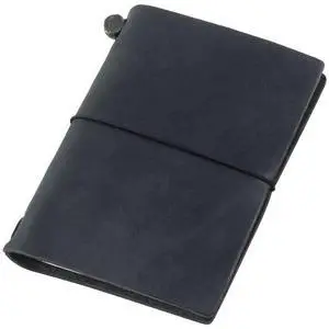 15026006 Midori Traveler's Notebook, Passport Size, Black 15026006 Midori Traveler's Notebook, Passport Size, Black