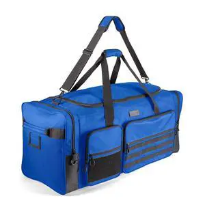130L 36" Heavy Duty Extra Large Sports Gym Equipment Travel Duffle Bag W/Adjustable Shoulder Strap & 7 Compartments. Perfect for Soccer Baseball Basketball Hockey Football, Team Coaches & More 130L 36" Heavy Duty Extra Large Sports Gym Equipment Travel Duffle Bag W/Adjustable Shoulder Strap & 7 Compartments. Perfect for Soccer Baseball Basketball Hockey Football, Team Coaches & More