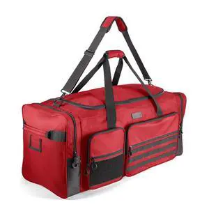 130L 36" Heavy Duty Extra Large Sports Gym Equipment Travel Duffle Bag W/Adjustable Shoulder Strap & 7 Compartments. Perfect for Soccer Baseball Basketball Hockey Football, Team Coaches & More 130L 36" Heavy Duty Extra Large Sports Gym Equipment Travel Duffle Bag W/Adjustable Shoulder Strap & 7 Compartments. Perfect for Soccer Baseball Basketball Hockey Football, Team Coaches & More