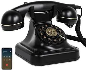 Bluetooth Retro Phone Landline Telephone,Bluetooth Home Phone with Speakerphone,Voice Assistant, Volume Control,Music Playback,USB Rechargeable,Hands-Free Calling for Bedroom, Home Bluetooth Retro Phone Landline Telephone,Bluetooth Home Phone with Speakerphone,Voice Assistant, Volume Control,Music Playback,USB Rechargeable,Hands-Free Calling for Bedroom, Home