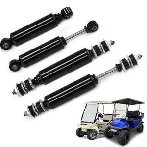 Upgraded Golf Cart Front and Rear Shock Absorbers Kit 4 PCS for Club Car DS G&E 1988-up, Precedent G&E 2004-up, Tempo 2018-up, lifted Cart Shocks Replaces OEM 1014235,1014236,1010991,1015813 Upgraded Golf Cart Front and Rear Shock Absorbers Kit 4 PCS for Club Car DS G&E 1988-up, Precedent G&E 2004-up, Tempo 2018-up, lifted Cart Shocks Replaces OEM 1014235,1014236,1010991,1015813