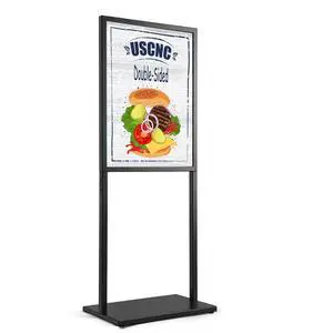 Black 22×28inch Sign holder floor stand, heavy Duty Pedestal poster banner stand for display,22×28inch slide-in double sided poster sign holder floor standing for board Display (1 Pack) Black 22×28inch Sign holder floor stand, heavy Duty Pedestal poster banner stand for display,22×28inch slide-in double sided poster sign holder floor standing for board Display (1 Pack)