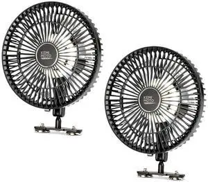 8-Inch Magnetic Golf Cart Fan with Reinforced Metal Ball Joint | 3 Light Modes & 6-Speed, Magnetic Fan for Golf Cart, Forklift, Compatible with EZGO RXV, Club Car, 2 Pack 8-Inch Magnetic Golf Cart Fan with Reinforced Metal Ball Joint | 3 Light Modes & 6-Speed, Magnetic Fan for Golf Cart, Forklift, Compatible with EZGO RXV, Club Car, 2 Pack