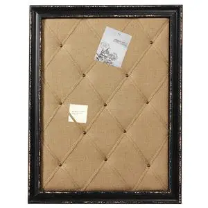 Vision Board Linen Bulletin Board Black Frame, 21"×27" Pin Boards Large Cork Boards for Walls, Rustic Message Board Decorative Memo Boards, Wall Mounted Display Picture Board for Home Office Decor Vision Board Linen Bulletin Board Black Frame, 21"×27" Pin Boards Large Cork Boards for Walls, Rustic Message Board Decorative Memo Boards, Wall Mounted Display Picture Board for Home Office Decor