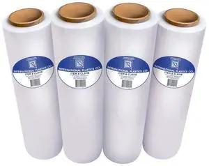 80 Gauge 1200ft Plastic Stretch Film/Wrap 500% Stretch Clear Cling Durable Adhering Packing Moving Packaging Heavy Duty Shrink Film 80 Gauge 1200ft Plastic Stretch Film/Wrap 500% Stretch Clear Cling Durable Adhering Packing Moving Packaging Heavy Duty Shrink Film