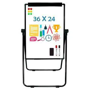 White Board Easel Office Portable Dry Erase Boards with Stand, Flipchart Easel Height Adjustable 36x24 inches, Perfect for Classroom, Preschool, Homeschool, Restaurant and Presentation (Black) White Board Easel Office Portable Dry Erase Boards with Stand, Flipchart Easel Height Adjustable 36x24 inches, Perfect for Classroom, Preschool, Homeschool, Restaurant and Presentation (Black)