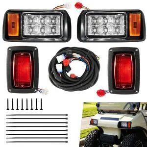 Club Car DS Led Light Kit, Golf Cart Led Lights for Club Car DS 1993-Up Gas and Electric Golf Carts, Factory Style Headlight and Tail Light Assembly OEM 101988002 101988001 Club Car DS Led Light Kit, Golf Cart Led Lights for Club Car DS 1993-Up Gas and Electric Golf Carts, Factory Style Headlight and Tail Light Assembly OEM 101988002 101988001