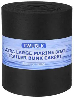 16in x 50ft Extra Large Boat Trailer Bunk Carpet - Marine Grade Padding for Boat Trailers Jet Ski Ramps Garages Docks Bunk Board Carpet 16in x 50ft Extra Large Boat Trailer Bunk Carpet - Marine Grade Padding for Boat Trailers Jet Ski Ramps Garages Docks Bunk Board Carpet