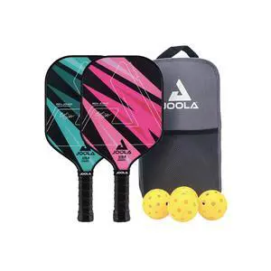 Pickleball Paddles Set of 2 Multiple Colors - Reinforced Fiberglass Surface Lightweight, Durable, Beginner-Friendly Racket Design Set Includes Balls & Bag USAP Approved Pickleball Paddles Set of 2 Multiple Colors - Reinforced Fiberglass Surface Lightweight, Durable, Beginner-Friendly Racket Design Set Includes Balls & Bag USAP Approved