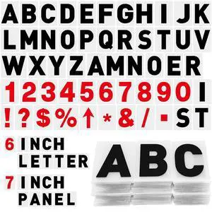 300 Pcs Sign Letter Printed on Marquee Flexible Outdoor Black Portable Sign Board Plastic Changeable Letters and Numbers Punctuation Acrylic Numbers(6'', 7'') 300 Pcs Sign Letter Printed on Marquee Flexible Outdoor Black Portable Sign Board Plastic Changeable Letters and Numbers Punctuation Acrylic Numbers(6'', 7'')