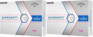 Golf Supersoft Golf Balls (2023 Version, Pink Splatter) Golf Supersoft Golf Balls (2023 Version, Pink Splatter)