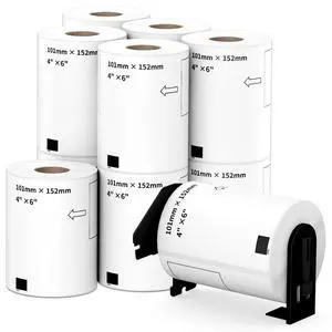 Compatible 4" x 6" Shipping Labels Replacement for DK-1241 Compatible with Brother QL Label Printers (12 Rolls + 1 Frame, 200 Labels/Roll) Compatible 4" x 6" Shipping Labels Replacement for DK-1241 Compatible with Brother QL Label Printers (12 Rolls + 1 Frame, 200 Labels/Roll)