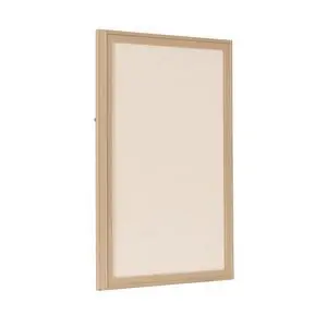 Oakhurst Rectangle Framed Linen Fabric Pinboard, 15 x 24, Light Tan, Traditional Bulletin Board with Stepped Profile for Motivational Vision Board or Wall Organization Oakhurst Rectangle Framed Linen Fabric Pinboard, 15 x 24, Light Tan, Traditional Bulletin Board with Stepped Profile for Motivational Vision Board or Wall Organization