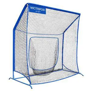 Baseball Softball Net with Blocking System, Batting Cage Practice Net | All-Around Ball Containment, Heavy-Duty Pre-Assembled Metal Frame, 7-Ply Tear Resistant Net, for Backyard Hitting & Pitching Baseball Softball Net with Blocking System, Batting Cage Practice Net | All-Around Ball Containment, Heavy-Duty Pre-Assembled Metal Frame, 7-Ply Tear Resistant Net, for Backyard Hitting & Pitching