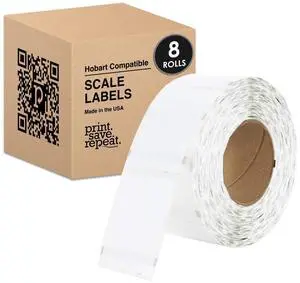 Hobart Quantum QWU300 Scale Labels | 2.25 x 3 in | 8,000 Labels | 8 Rolls of 1,000 Hobart Quantum QWU300 Scale Labels | 2.25 x 3 in | 8,000 Labels | 8 Rolls of 1,000