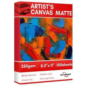 350g Printable Cotton Sheets for Inkjet Printer 8.5x11 Inch | 100Sheets,100% Real Cotton Fabric,Matte Finish for Photo Printing,Craft Projects 350g Printable Cotton Sheets for Inkjet Printer 8.5x11 Inch | 100Sheets,100% Real Cotton Fabric,Matte Finish for Photo Printing,Craft Projects