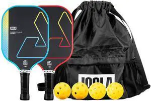 Pickleball Paddles & Sets - Includes 2 Rackets, 24 Balls, and Storage Carry Bag - USAP Approved Pickleball Paddles & Sets - Includes 2 Rackets, 24 Balls, and Storage Carry Bag - USAP Approved