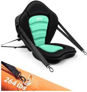 Kayak Seats with Back Support, Thick Paddle Board Seat, Universal | 1.97"Thick Cushion, High-Back Support, Large Storage Bag, Ergonomic Design, Universal Fit for Kayak & SUP Fishing Kayak Seats with Back Support, Thick Paddle Board Seat, Universal | 1.97"Thick Cushion, High-Back Support, Large Storage Bag, Ergonomic Design, Universal Fit for Kayak & SUP Fishing