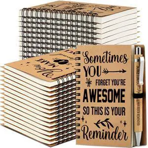 64 Sets/128 Pcs Employee Appreciation Gifts Bulk Inspirational Spiral Notebooks with Motivational Pens Small Notepad Thank You Gifts for Coworkers Office Staff Teachers Volunteers Team Nurses 64 Sets/128 Pcs Employee Appreciation Gifts Bulk Inspirational Spiral Notebooks with Motivational Pens Small Notepad Thank You Gifts for Coworkers Office Staff Teachers Volunteers Team Nurses