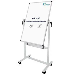 XBoard Whiteboard Mobile 44x30inch, Double Sided Magnetic Dry Erase Board on Wheels, Magnetic Portable Easel with Stand XBoard Whiteboard Mobile 44x30inch, Double Sided Magnetic Dry Erase Board on Wheels, Magnetic Portable Easel with Stand