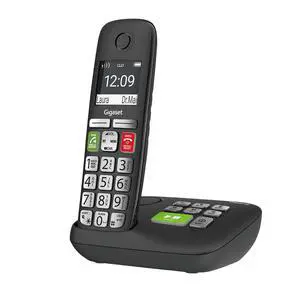 E295A Cordless Big Button Phone Made in Germany Big 2 Display Extra Large Keys and Easy Usability Call-Blocker Phonebook up to 100 Contacts, Black E295A Cordless Big Button Phone Made in Germany Big 2 Display Extra Large Keys and Easy Usability Call-Blocker Phonebook up to 100 Contacts, Black