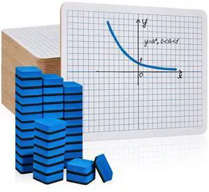 48 Pack Dry Erase XY Axis Graph Lap Boards 9'' x 12'' Double Sided White Boards Dry Erase Lapboards Math Student White Boards Double Sided Dry Erase Board with Erasers for School Classroom Supplies 48 Pack Dry Erase XY Axis Graph Lap Boards 9'' x 12'' Double Sided White Boards Dry Erase Lapboards Math Student White Boards Double Sided Dry Erase Board with Erasers for School Classroom Supplies