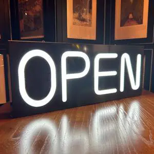 Large Outdoor Waterproof Open Sign LED, LED Open Signs for Business, Ultra Bright Outdoor Open Sign with Waterproof Power Adapter 19.7x8 Large Outdoor Waterproof Open Sign LED, LED Open Signs for Business, Ultra Bright Outdoor Open Sign with Waterproof Power Adapter 19.7x8