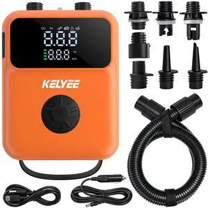 Cordless SUP Air Pump 20PSI Battery Powered, High Pressure Electric Paddle Board Pump with Auto Shut-Off, Fast Inflate/Deflate, USB-C & 12V DC for SUP, Kayak, Boat Cordless SUP Air Pump 20PSI Battery Powered, High Pressure Electric Paddle Board Pump with Auto Shut-Off, Fast Inflate/Deflate, USB-C & 12V DC for SUP, Kayak, Boat