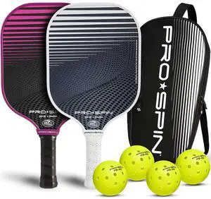 Carbon Fiber Pickleball Paddles Set of 2 | Lightweight Pickleball Set with Indoor/Outdoor Balls and Bag Durable Pickle Ball Paddle Gift for Men, Women & Families Carbon Fiber Pickleball Paddles Set of 2 | Lightweight Pickleball Set with Indoor/Outdoor Balls and Bag Durable Pickle Ball Paddle Gift for Men, Women & Families