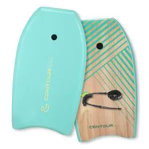 Reed Body Board 33 Inches Bodyboard Body Boards for Beach Kids Lightweight EPS Core Dual Channel Double Swivel Coiled Wrist Leash for All Surfing Levels Reed Body Board 33 Inches Bodyboard Body Boards for Beach Kids Lightweight EPS Core Dual Channel Double Swivel Coiled Wrist Leash for All Surfing Levels