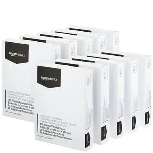 Multipurpose Copy Printer Paper, 8.5 x 11 Inches, 20 lb, 96 Bright, White, 10 Ream (5,000 Sheets) Multipurpose Copy Printer Paper, 8.5 x 11 Inches, 20 lb, 96 Bright, White, 10 Ream (5,000 Sheets)