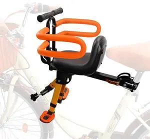 Child Bike Seat for Adult Bike,Retractable Baby Bike Seat Front Mounted for Children 2-6 Years Old Child Bike Seat for Adult Bike,Retractable Baby Bike Seat Front Mounted for Children 2-6 Years Old
