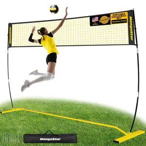 Volleyball Net, 12ft/20ft Portable Volleyball Net for Backyard Beach, Adjustable Height, Freestanding Volleyball Net with Carry Bag for Indoor&Outdoor, Professional Net for Hitting&Serving Volleyball Net, 12ft/20ft Portable Volleyball Net for Backyard Beach, Adjustable Height, Freestanding Volleyball Net with Carry Bag for Indoor&Outdoor, Professional Net for Hitting&Serving