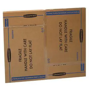 3-Pack Adjustable TV/Picture/Mirror Moving Boxes | Protect TVs, mirrors, and framed art with rigid moving boxes sized for flat, fragile items 3-Pack Adjustable TV/Picture/Mirror Moving Boxes | Protect TVs, mirrors, and framed art with rigid moving boxes sized for flat, fragile items