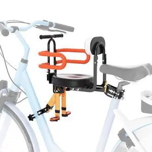 Child Bike Seat for Adult Bike,Retractable Baby Bike Seat Front Mounted for Children 2-6 Years Old Child Bike Seat for Adult Bike,Retractable Baby Bike Seat Front Mounted for Children 2-6 Years Old
