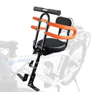 Child Bike Seat for Adult Bike,Retractable Baby Bike Seat Front Mounted for Children 2-6 Years Old Child Bike Seat for Adult Bike,Retractable Baby Bike Seat Front Mounted for Children 2-6 Years Old