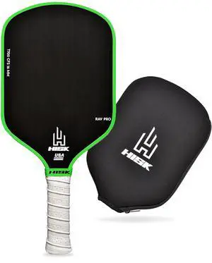 RAV PRO Pickleball Paddle - Ultimate HIGH END 16mm Japanese Toray T700 Raw Carbon Fiber CFS w/Excellent GRIT Roughness Texture, Aero Dynamic Curve, USAPA Approved, Non Slip Grip RAV PRO Pickleball Paddle - Ultimate HIGH END 16mm Japanese Toray T700 Raw Carbon Fiber CFS w/Excellent GRIT Roughness Texture, Aero Dynamic Curve, USAPA Approved, Non Slip Grip