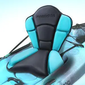 Thickened Kayak Seat with Back Support, Sit On Top Cushioned Canoe Backrest Molded Foam Seat for SUP Paddle Board Fishing Boat Long Trip Thickened Kayak Seat with Back Support, Sit On Top Cushioned Canoe Backrest Molded Foam Seat for SUP Paddle Board Fishing Boat Long Trip