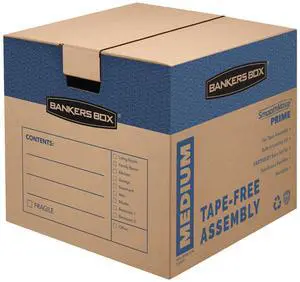 8-Pack Medium Prime HD Moving Boxes with Reinforced Handles | Upgrade moving day with Prime boxes featuring attached lids, strong handles, and fast setup 8-Pack Medium Prime HD Moving Boxes with Reinforced Handles | Upgrade moving day with Prime boxes featuring attached lids, strong handles, and fast setup