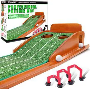 Premium Golf Putting Green Indoor with 3 Golf Putting Gates - Improves Putting Accuracy and Skill Levels Golf Putting Mat - Ideal for Indoor and Outdoor Training Premium Golf Putting Green Indoor with 3 Golf Putting Gates - Improves Putting Accuracy and Skill Levels Golf Putting Mat - Ideal for Indoor and Outdoor Training