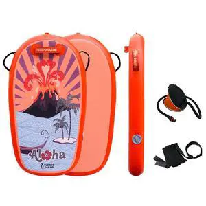 Inflatable Bodyboard - Beach Kids Surf Board - Ultra Lightweight PVC Core Body Board for Beach and Pool,with Wrap Wrist Straps, Foldable, Perfect Surf for Teens and Adults Inflatable Bodyboard - Beach Kids Surf Board - Ultra Lightweight PVC Core Body Board for Beach and Pool,with Wrap Wrist Straps, Foldable, Perfect Surf for Teens and Adults