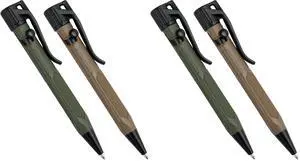 Weatherproof Olive Drab and Flat Dark Earth Mini Bolt-Action Pens - Black Ink, 2 Count (No. TAC20) (Pack of 2) Weatherproof Olive Drab and Flat Dark Earth Mini Bolt-Action Pens - Black Ink, 2 Count (No. TAC20) (Pack of 2)