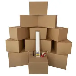 Bigger Boxes Smart Moving Kit #1, 1 to 2 Bedroom | Medium & Large Boxes, 60 Moving Labels, Packing Paper & Packing Tape, Apartment Moving Kit Bigger Boxes Smart Moving Kit #1, 1 to 2 Bedroom | Medium & Large Boxes, 60 Moving Labels, Packing Paper & Packing Tape, Apartment Moving Kit