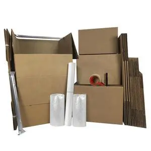Wardrobe Moving Boxes Kit, Small, Medium, Large & Shorty | Packing Paper, Tape & Dispenser, Bubble Roll, 1 Marker, Apartment Moving Kit Wardrobe Moving Boxes Kit, Small, Medium, Large & Shorty | Packing Paper, Tape & Dispenser, Bubble Roll, 1 Marker, Apartment Moving Kit